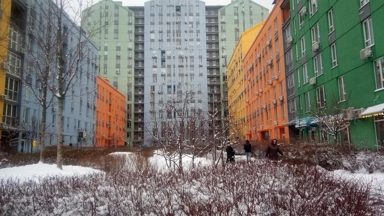 Georgeous Bright Studio In A Bright Residential Complex Comfort Town Кт-08 Kiev Bagian luar foto